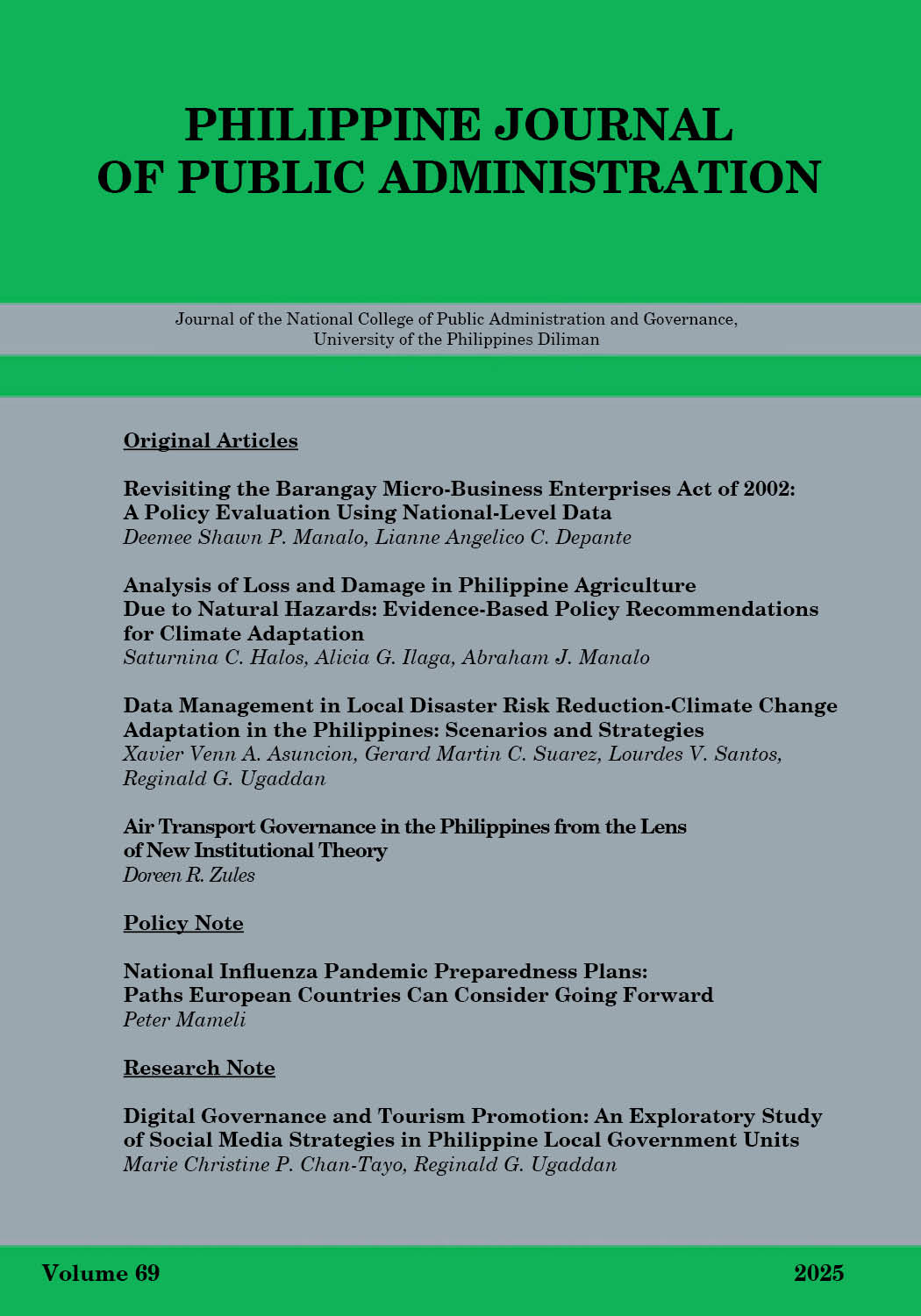 Journal cover